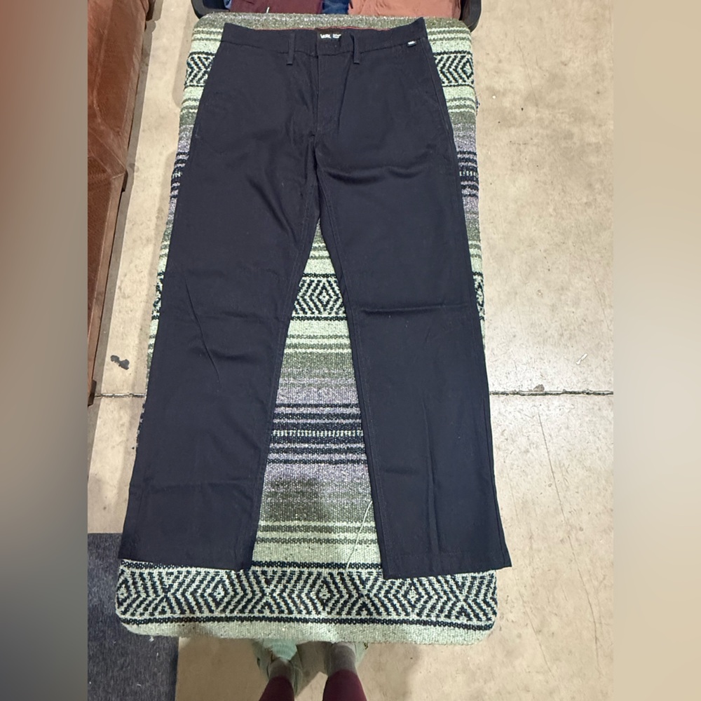Vans Men's Classic Black Dress Pants 33x32